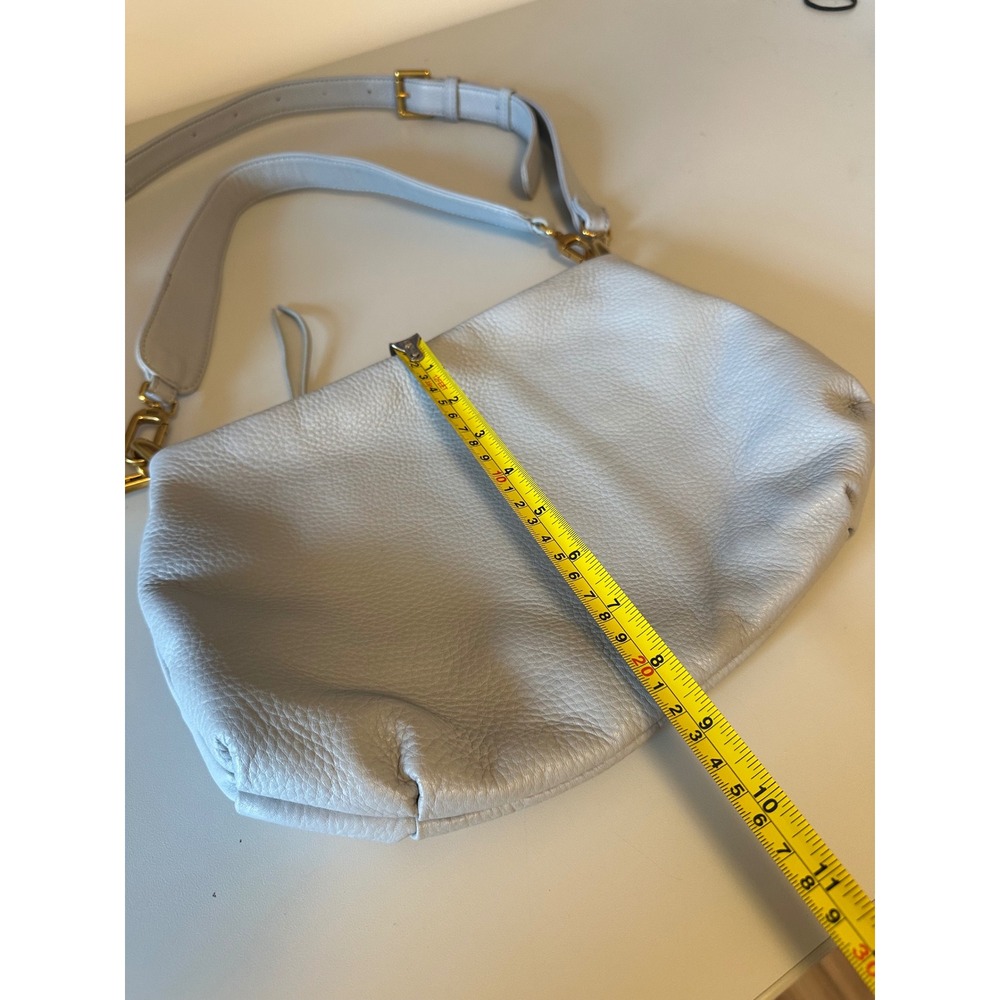 Hobo Advance Shoulder Bag in Indigo Cloud Pebbled Leather - Picture 7 of 10